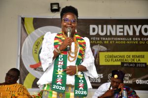 Dunenyo Zã 2026|Interview exclusive : « À l&rsquo;endroit de nos frères et sœurs de la diaspora, nous lançons une fois encore un appel à la mobilisation. J&rsquo;en profite pour dire à ceux qui feront le déplacement pour les vacances au pays de faire un effort pour assister à cette chère fête à nous tous. Ceux qui veulent nous aider à travers diverses manières aussi sont attendus », dixit GOZO Asoupui, Présidente du CO Dunenyo Zã