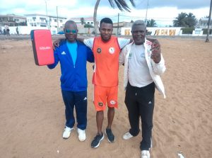 Togo|Boxe : Le Manager HOLLARD Mathé satisfait du premier entraînement de Vignon De SOUZA